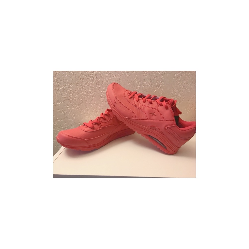 Red bobby shoes